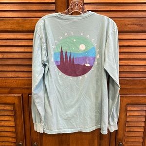 Long sleeve Nature Backs comfort colors Tshirt